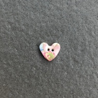 Soft Blossom Tiny Heart Button